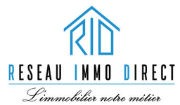 Logo Réseau Immobilier Direct avec une maison