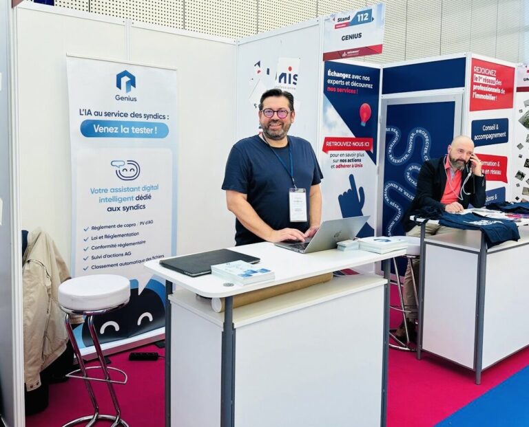 Alexandre souriant au stand GENIUS de Rennes 2025