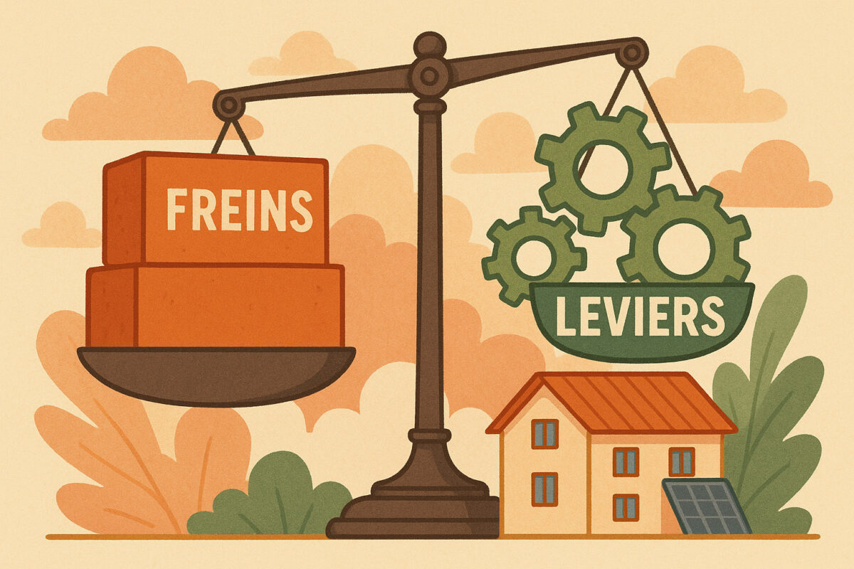 Illustration d'une balance entre les freins et les leviers