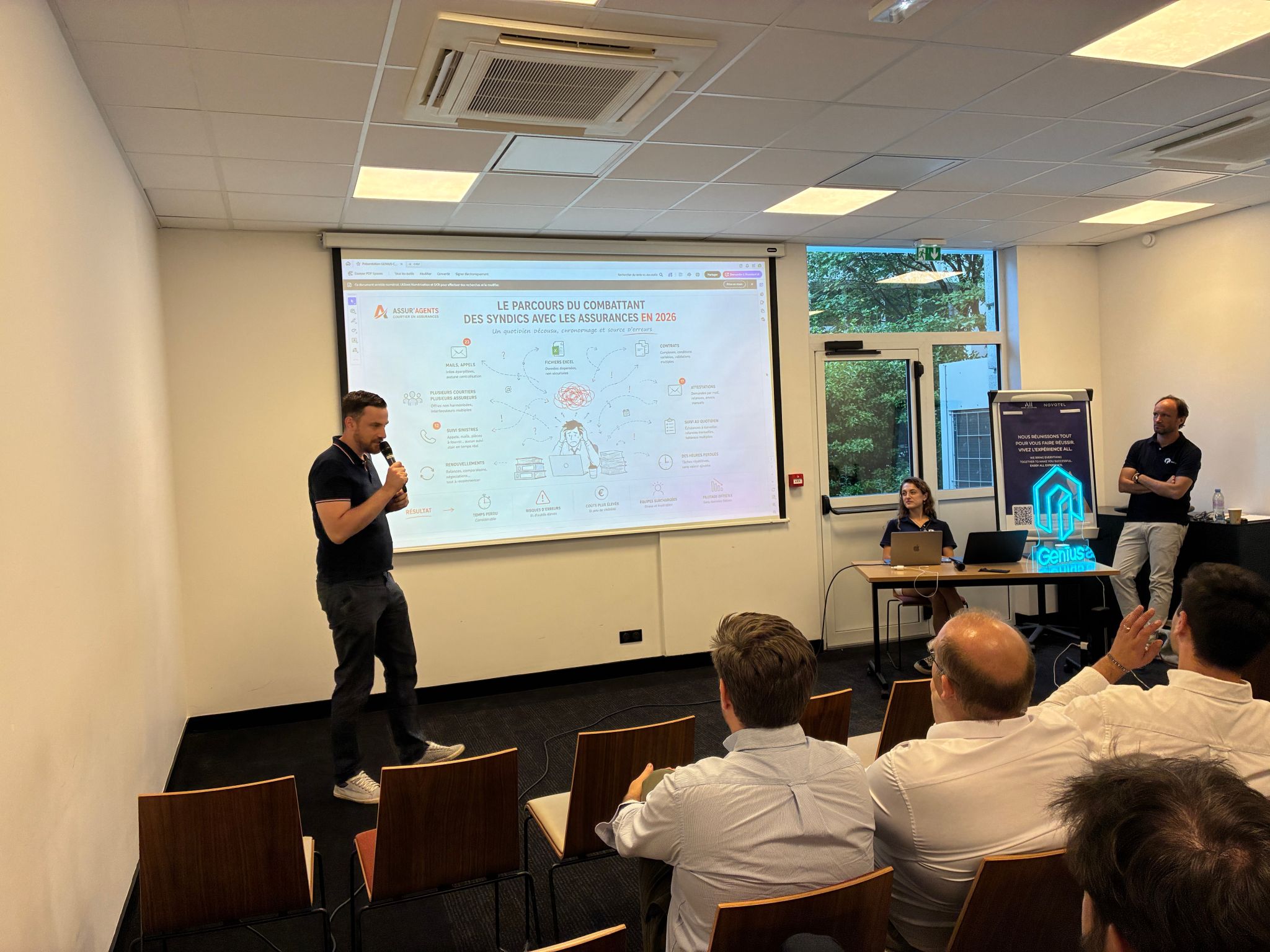 L'équipe Genius et les invités réunis au Genius Club de Lille