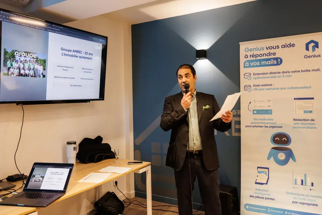 Présentation des cas d'usage Genius pour le groupe AMREC au Genius Club Marseille